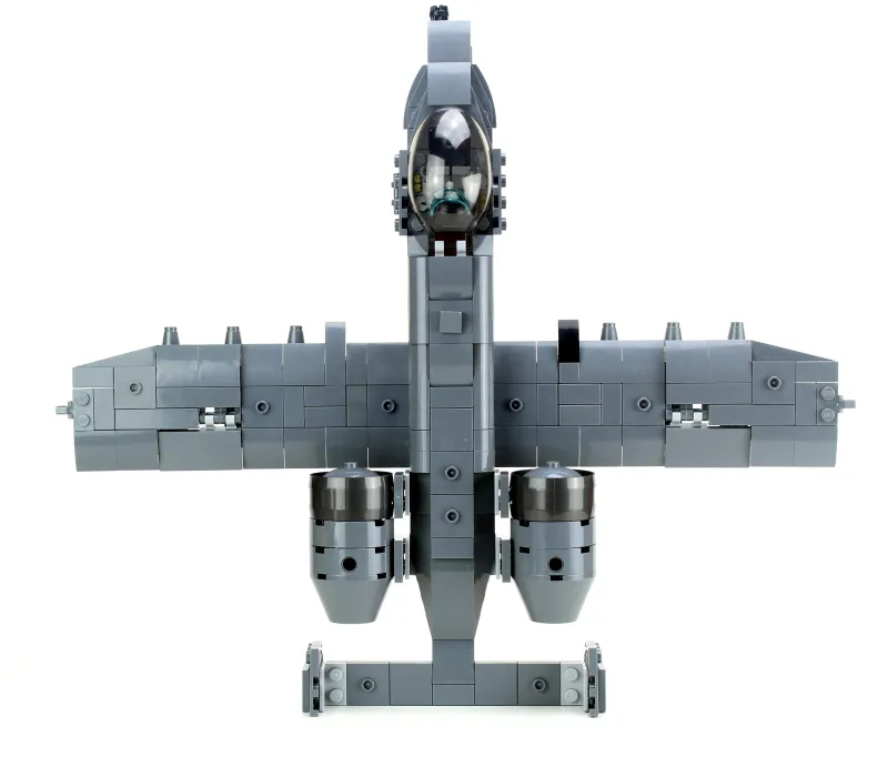 Military>The Brick Show Shop A-10 Warthog Thunderbolt Expert Air Force - Custom LEGO Military Set