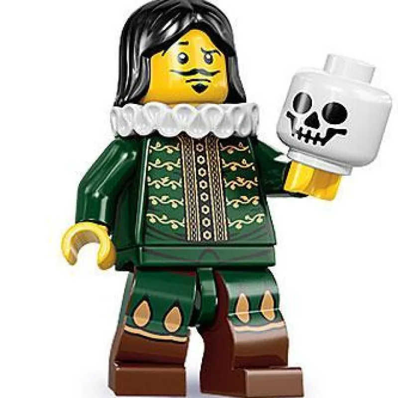 Collectible Minifigures>The Brick Show Shop Actor / Shakespeare - LEGO Series 8 Collectible Minifigure (2012)