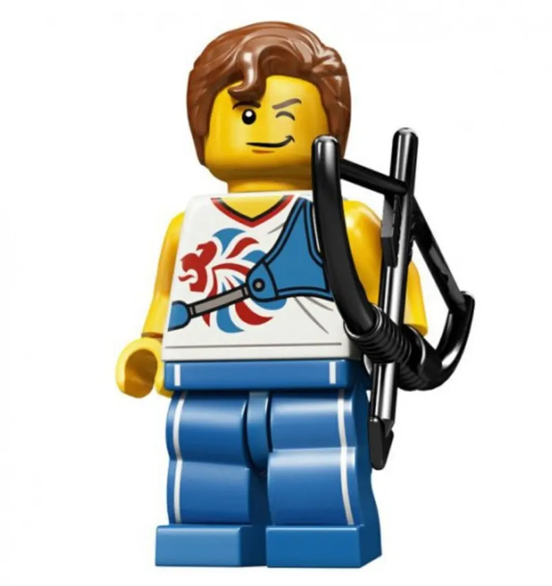 Collectible Minifigures>The Brick Show Shop Agile Archer, Team GB - LEGO Olympic Collectible Minifigure (2012)