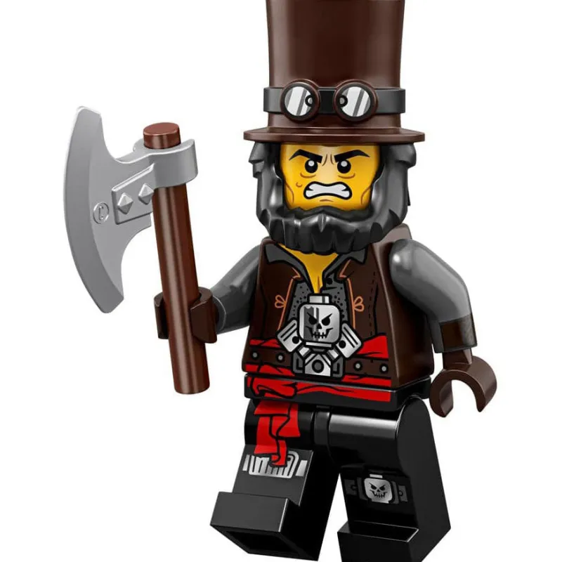 Collectible Minifigures>The Brick Show Shop Apocalypse Abe - LEGO Movie 2 Collectible Minifigure