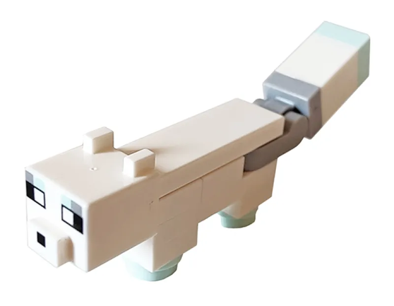 Minecraft>The Brick Show Shop Arctic Fox - LEGO Minecraft Minifigure