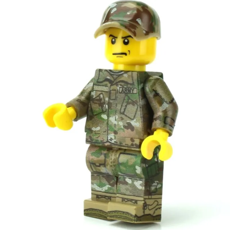 Custom Lego Military Minifigures>The Brick Show Shop Army OCP Duty Uniform - Custom LEGO Military Minifigure