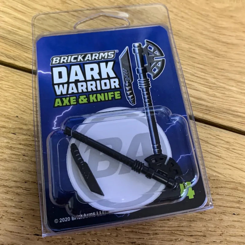 Brickarms>The Brick Show Shop Axe & Knife, Dark Warrior Pack - BrickArms