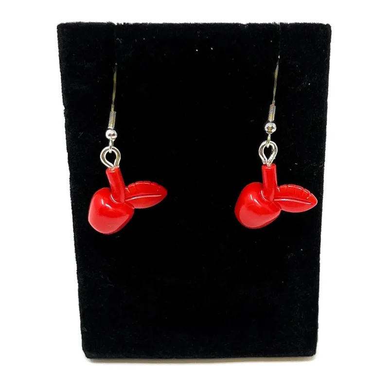 B3 Customs | Lego Jewelry>The Brick Show Shop B3 Customs® Apple Earrings made from LEGO Bricks