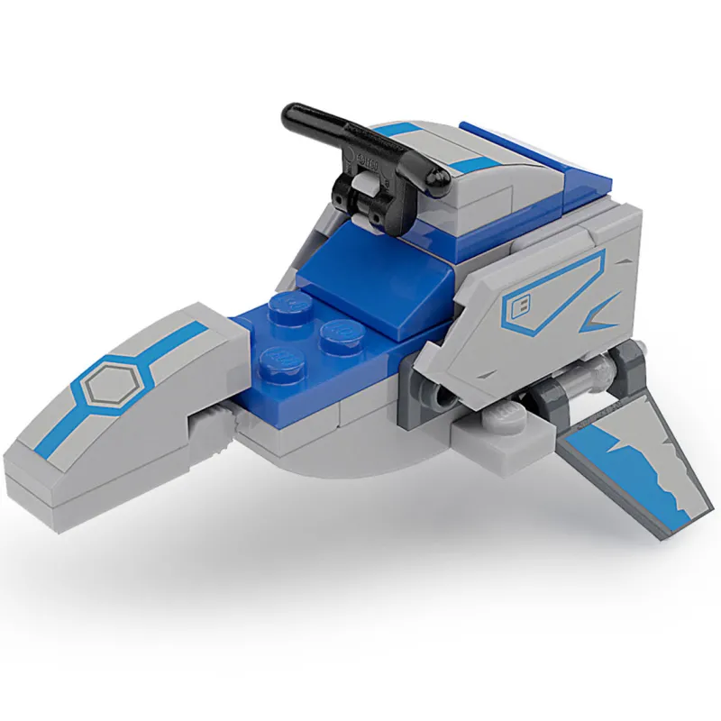 B3 Customs | Vehicles>The Brick Show Shop B3 Customs® Balutar-class Swoop Speeder Bike Custom Building Set