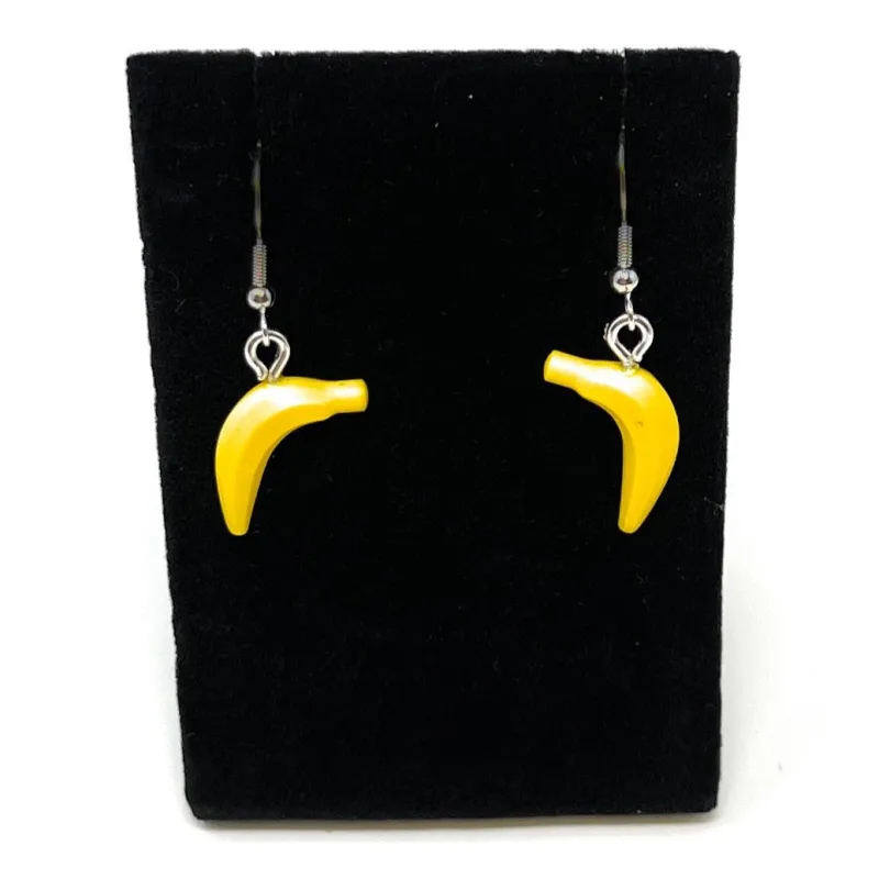 B3 Customs | Lego Jewelry>The Brick Show Shop B3 Customs® Banana Earrings made from LEGO Bricks