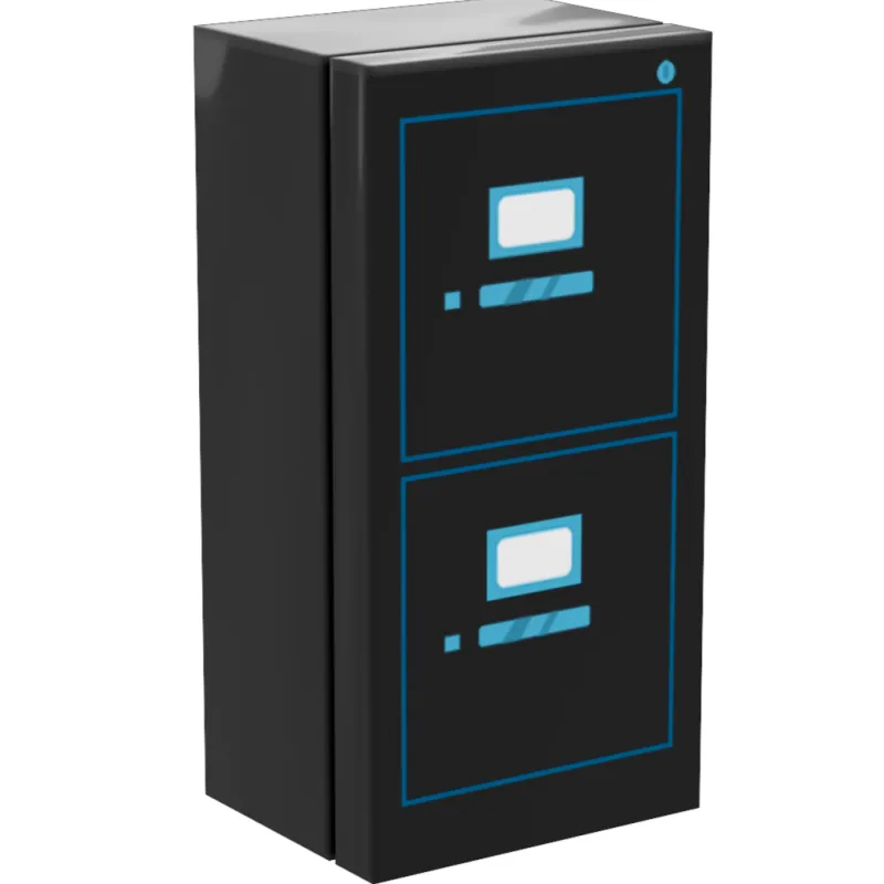 B3 Customs | Custom Parts>The Brick Show Shop B3 Customs® Filing Cabinet for LEGO Minifigs