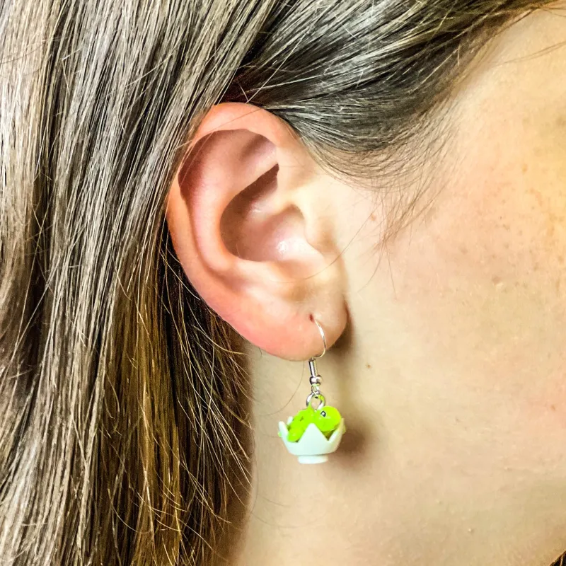 B3 Customs | Lego Jewelry>The Brick Show Shop B3 Customs® Hatching Turtle Earrings made from LEGO Bricks