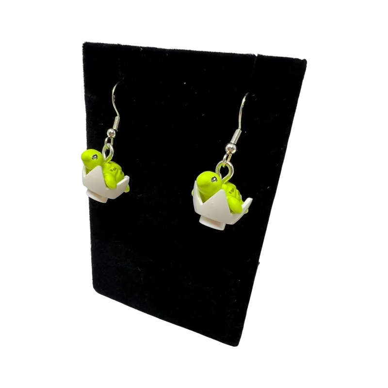 B3 Customs | Lego Jewelry>The Brick Show Shop B3 Customs® Hatching Turtle Earrings made from LEGO Bricks