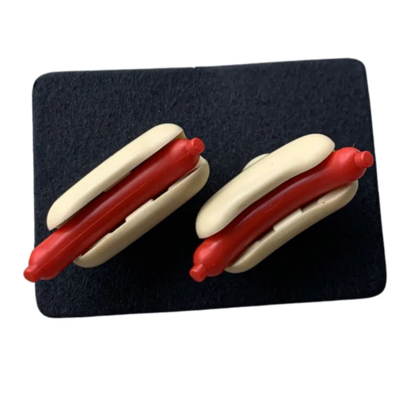 B3 Customs | Lego Jewelry>The Brick Show Shop B3 Customs® Hot Dog Earrings made from LEGO Bricks
