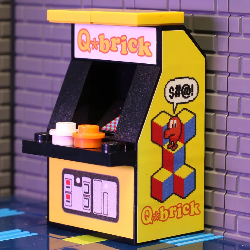 B3 Customs | Arcade>The Brick Show Shop B3 Customs Q*Brick Arcade Machine made from LEGO parts