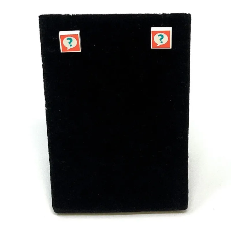 B3 Customs | Lego Jewelry>The Brick Show Shop B3 Customs® Question Mark (?) Earrings made from LEGO Bricks