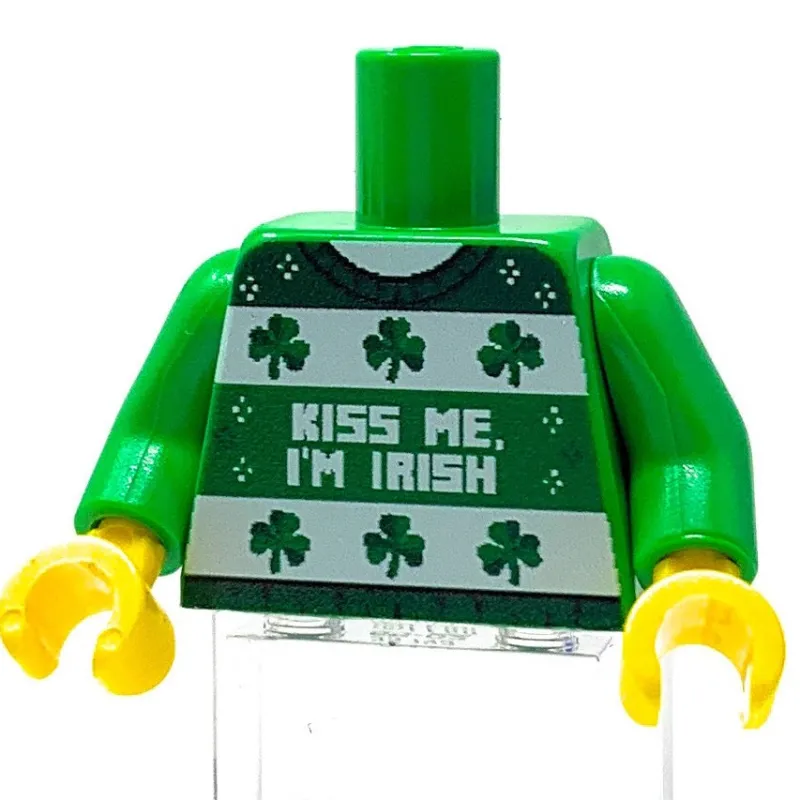 B3 Customs | Custom Parts>The Brick Show Shop B3 Customs® Ugly Green St. Patrick's Day Kiss Me I'm Irish Sweater Pri