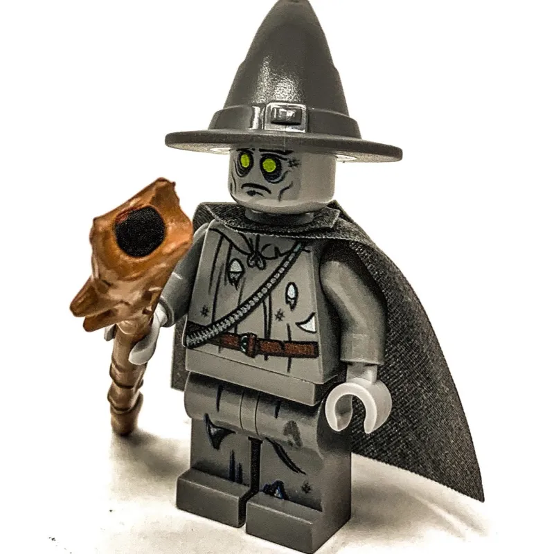 B3 Customs | Custom Parts>The Brick Show Shop B3 Customs® Zandalf, Zombie Wizard Minifig