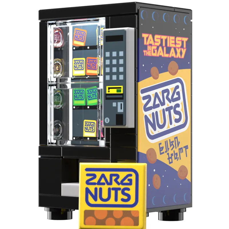B3 Customs | Vending Machines>The Brick Show Shop B3 Customs® Zarg Nuts Vending Machine Building Set