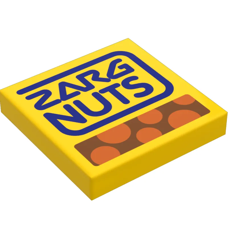 B3 Customs | Custom Parts>The Brick Show Shop B3 Customs® Zarg Nuts (2x2 Tile)