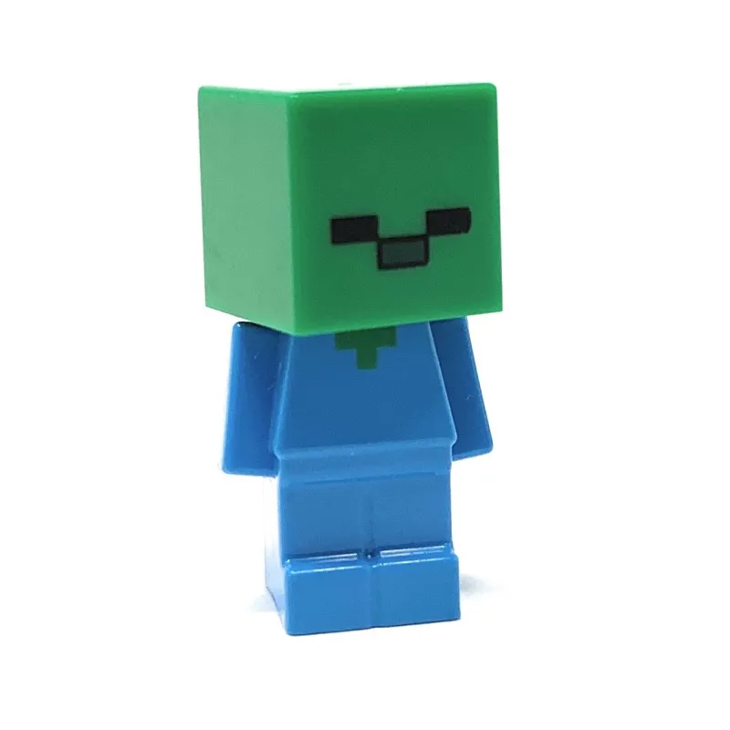 Minecraft>The Brick Show Shop Baby Zombie - LEGO Minecraft Minifigure (2015)