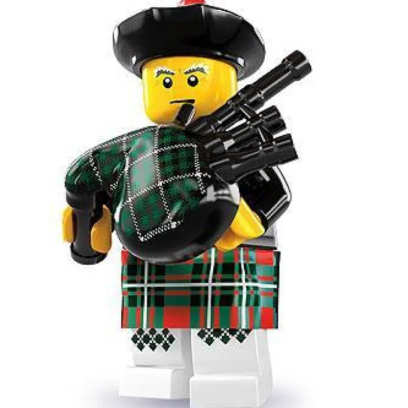 Collectible Minifigures>The Brick Show Shop Bagpiper - Series 7 LEGO Collectible Minifigure (2012)