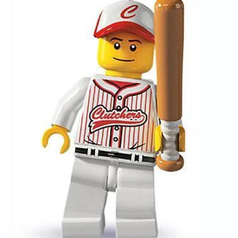 Collectible Minifigures>The Brick Show Shop Baseball Player - Series 3 LEGO Collectible Minifigure (2011)