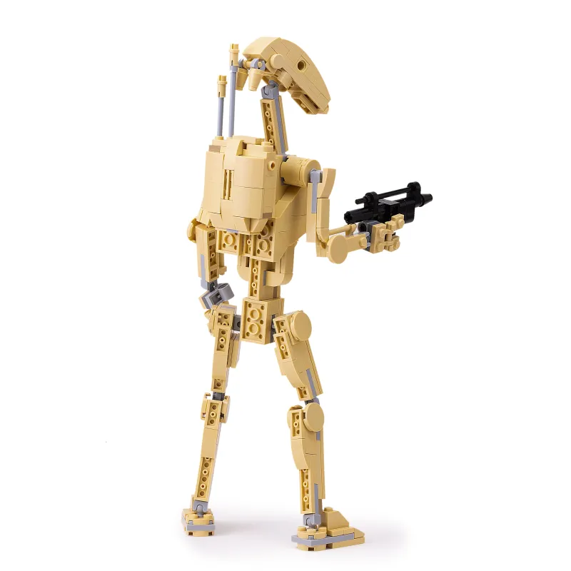 B3 Customs | Star Wars>The Brick Show Shop Battle Droid - Custom 9” Figure LEGO MOC by B3 Customs