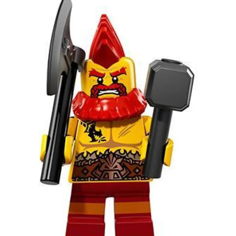 Collectible Minifigures>The Brick Show Shop Battle Dwarf - Series 17 LEGO Collectible Minifigure (2017)