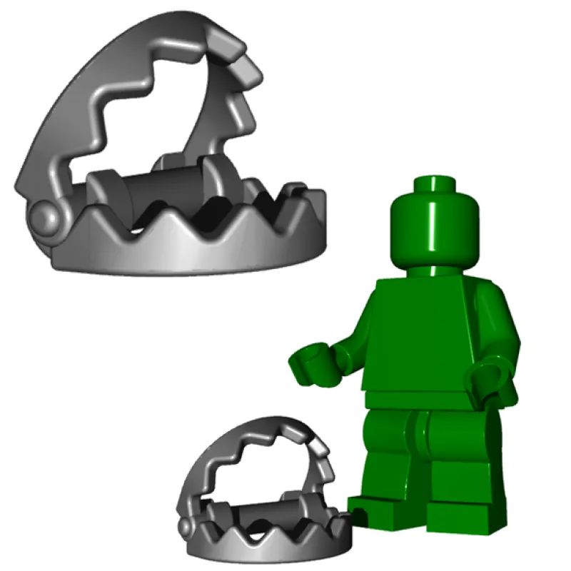 Brick Warriors>The Brick Show Shop Bear Trap Brick Warriors - LEGO Compatible