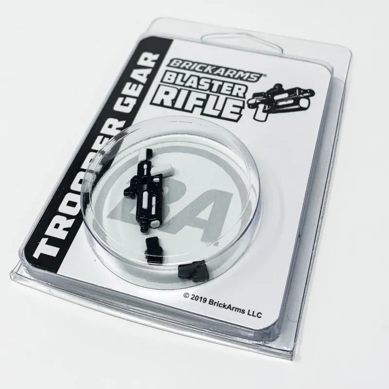 Brickarms>The Brick Show Shop Blaster Rifle, WHITE Trooper Gear - BrickArms