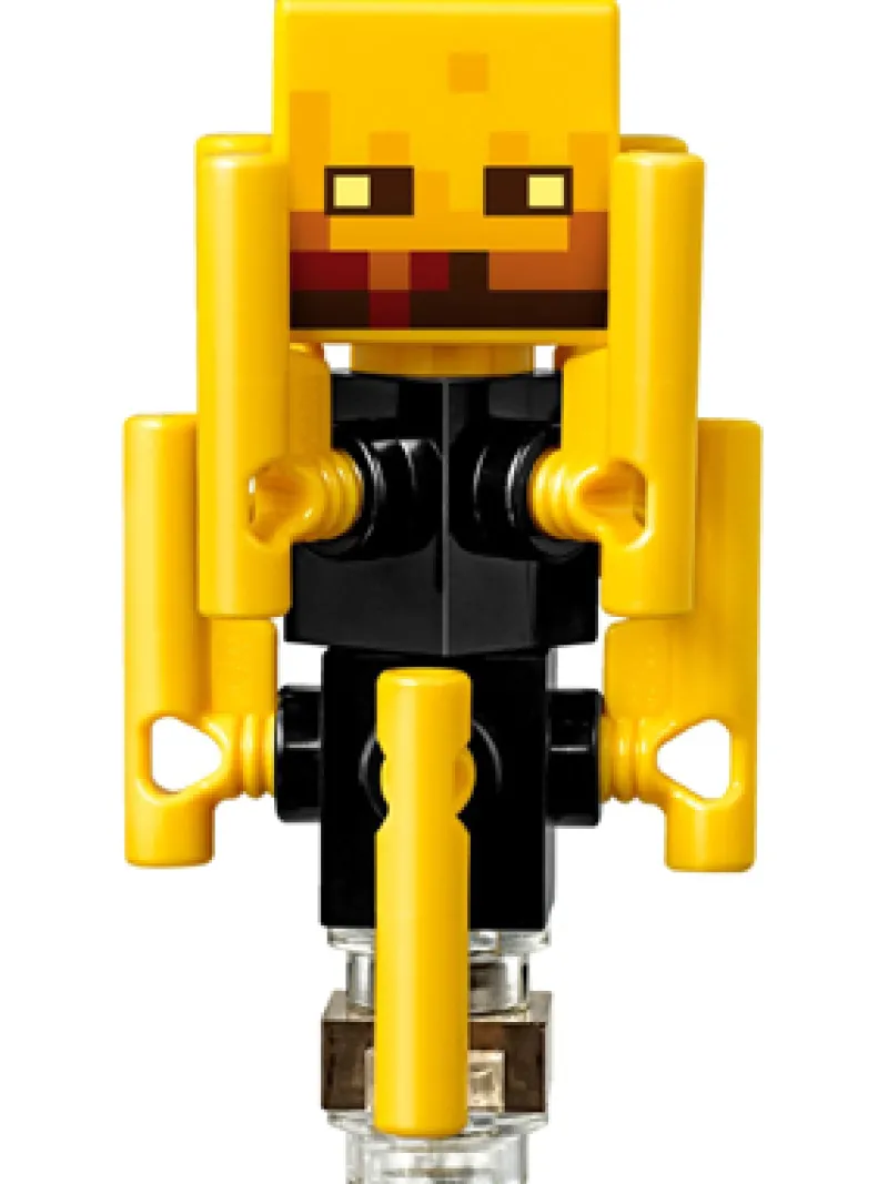 Minecraft>The Brick Show Shop Blaze (Plates Stand) - LEGO Minecraft Minifigure (2015)
