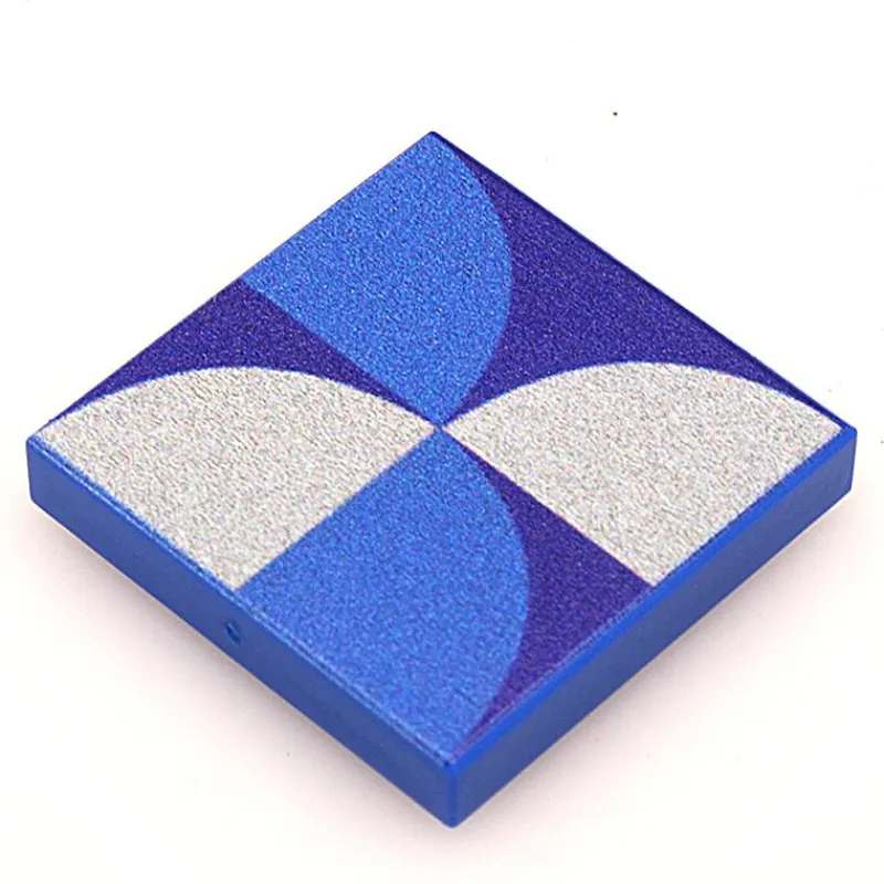 B3 Customs | Custom Parts>The Brick Show Shop Blue Lightning Scallop Flooring - Custom Printed 2x2 Tile