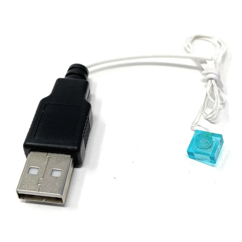 Lego Lighting>The Brick Show Shop Blue Light-Up 2x3 Brick (Blue Light) - Compatible w/ LEGO