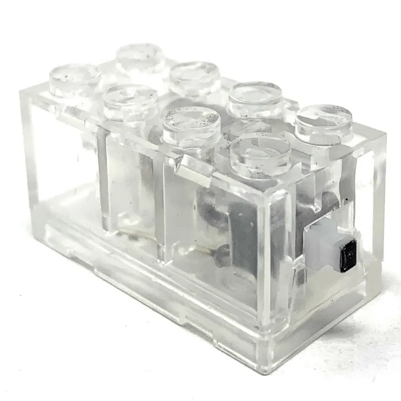 Lego Lighting>The Brick Show Shop Blue Light-Up 2x4 Brick (Blue Light) - Compatible w/ LEGO