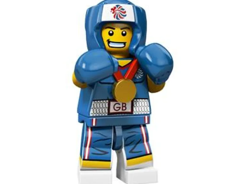Collectible Minifigures>The Brick Show Shop Brawny Boxer, Team GB - LEGO Olympic Collectible Minifigure (2012)