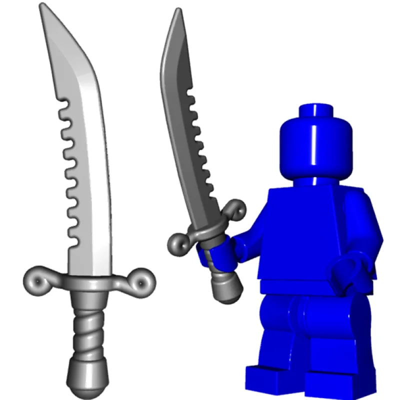 Brick Warriors>The Brick Show Shop Breaker Sword - LEGO Minifigure Compatible (Brick Warriors)