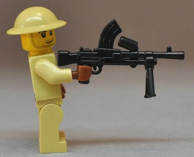 Brickarms>The Brick Show Shop Bren Gun w/ Bipod - BrickArms - LEGO Compatible