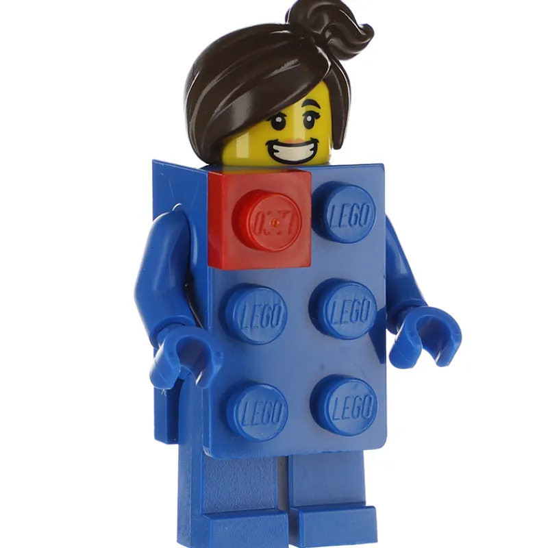 Collectible Minifigures>The Brick Show Shop Brick Suit Girl - LEGO Series 18 Collectible Minifigure