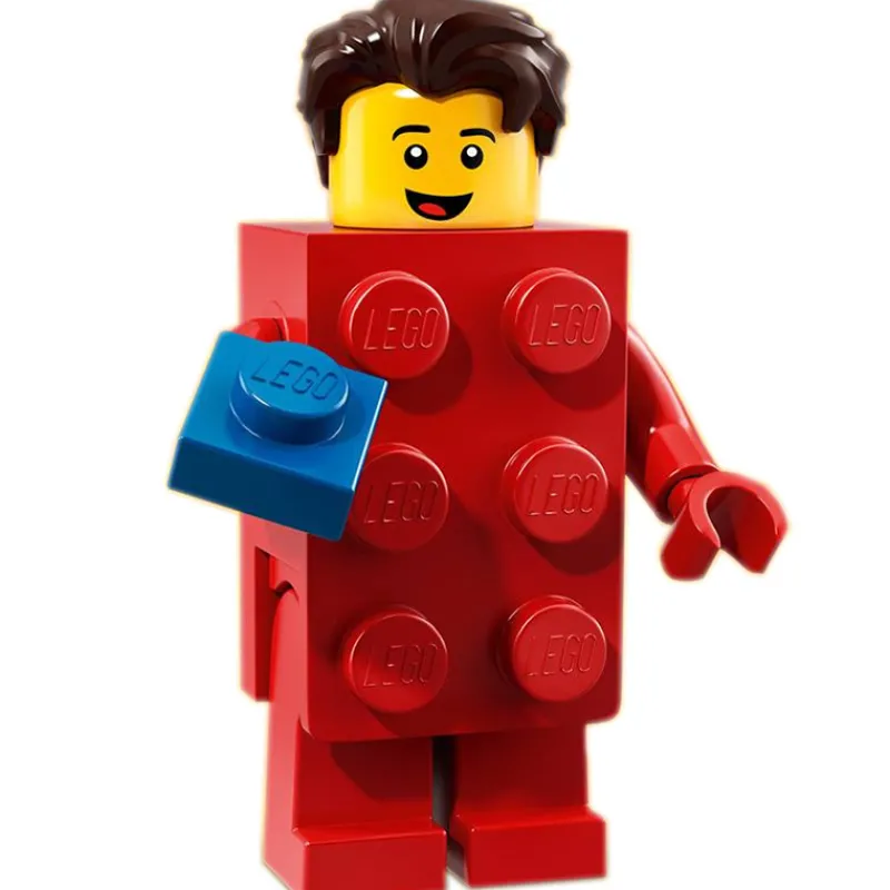 Collectible Minifigures>The Brick Show Shop Brick Suit Guy - LEGO Series 18 Collectible Minifigure