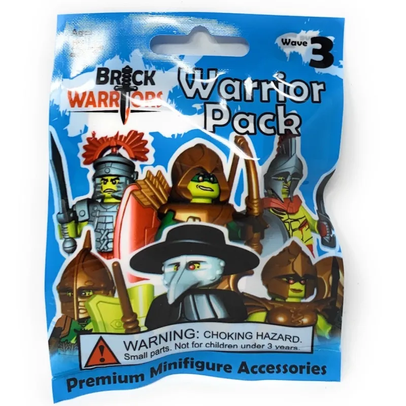Brick Warriors>The Brick Show Shop Brick Warriors Minifig Accessory Mystery Pack (Series 3)