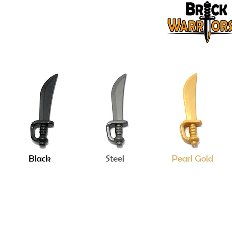 Brick Warriors>The Brick Show Shop Brick Warriors Pirate Cutlass - LEGO Compatible