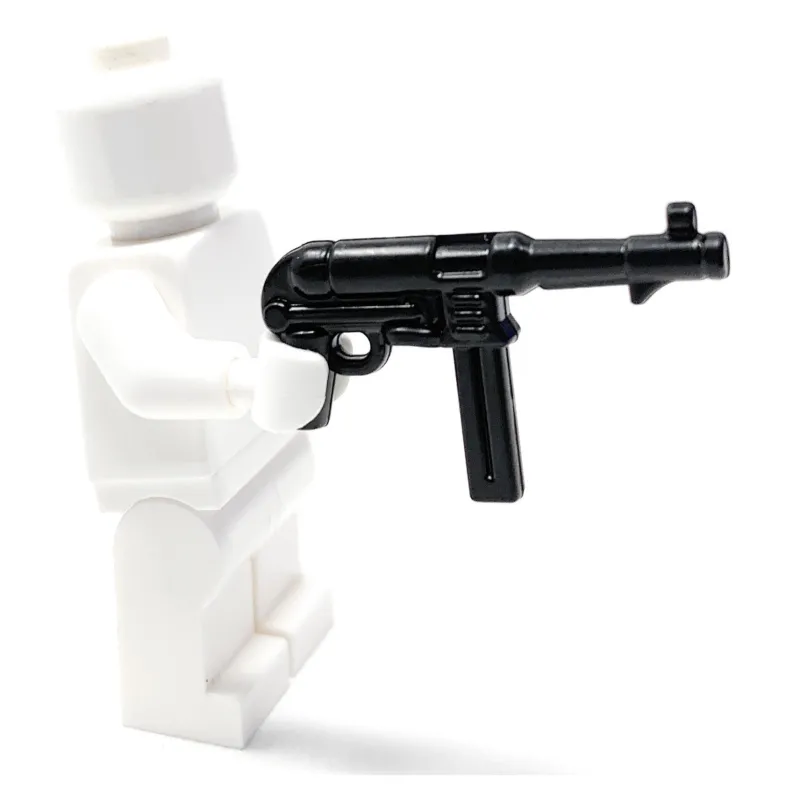 Brickarms>The Brick Show Shop BrickArms ® MP40 V3 Stowed WW2 German Sub Machine Gun