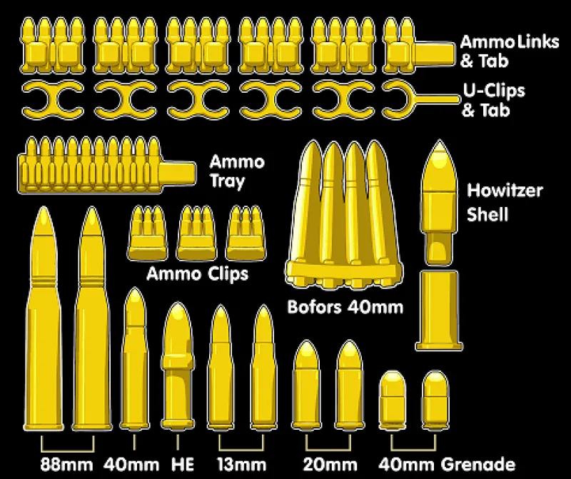 Brickarms>The Brick Show Shop BrickArms Ammo Weapons Pack
