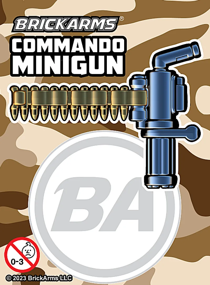 Brickarms>The Brick Show Shop BrickArms Commando Minigun Pack