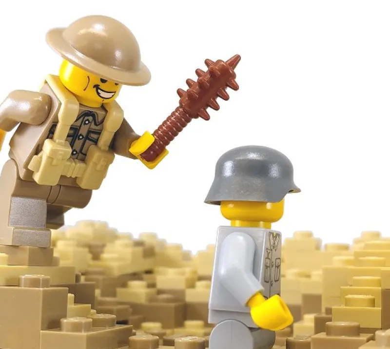 Brickarms>The Brick Show Shop BrickArms WW1 Trench Mace War Club for LEGO Minifigures