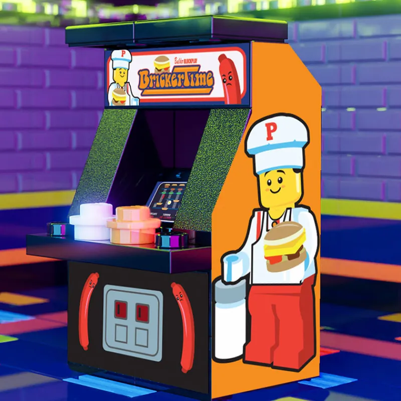 B3 Customs | Arcade>The Brick Show Shop Bricker Time - Custom Arcade Machine
