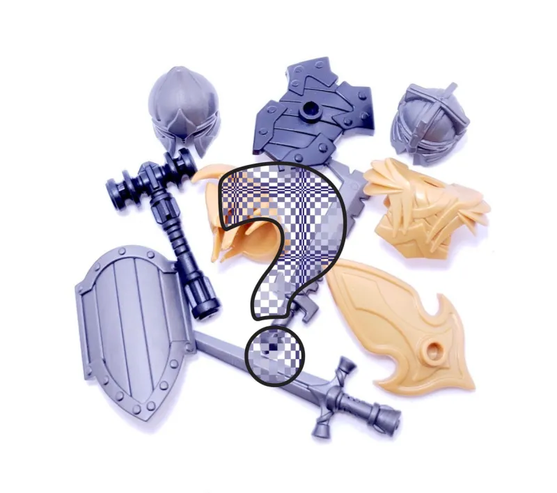 Brick Warriors>The Brick Show Shop BrickWarriors MEGA Mystery Pack (30 Parts) - LEGO Compatible