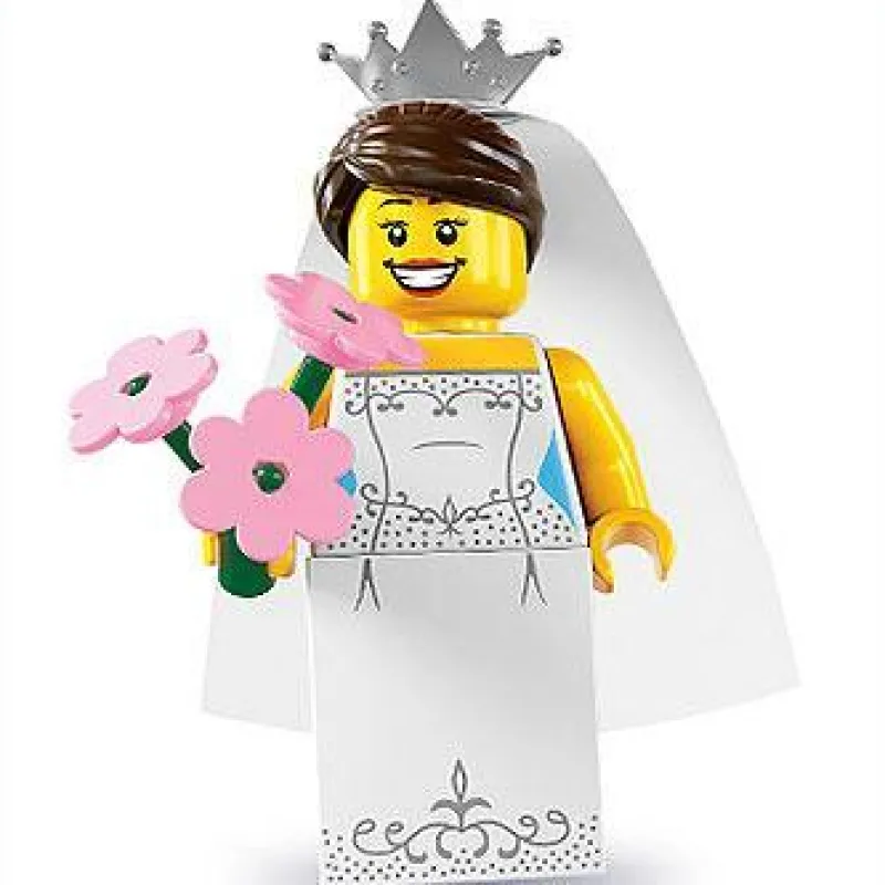 Collectible Minifigures>The Brick Show Shop Bride - Series 7 LEGO Collectible Minifigure (2012)