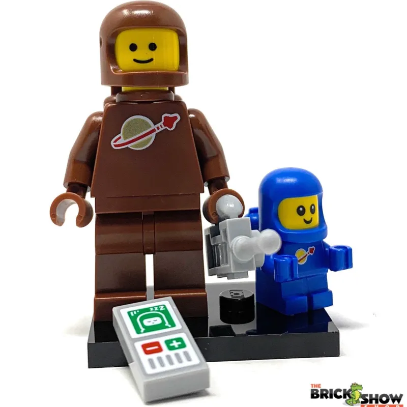 Collectible Minifigures>The Brick Show Shop Brown Astronaut and Baby Benny - LEGO Collectible Minifigure 66733 (Se
