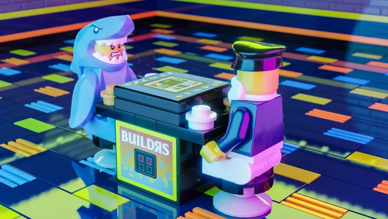 B3 Customs | Arcade>The Brick Show Shop Buildᴙs (Cocktail Style) - Custom Arcade Machine