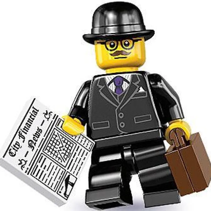 Collectible Minifigures>The Brick Show Shop Business Man - LEGO Series 8 Collectible Minifigure (2012)
