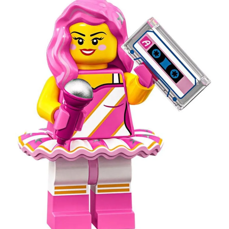 Collectible Minifigures>The Brick Show Shop Candy Rapper - LEGO Movie 2 Collectible Minifigure