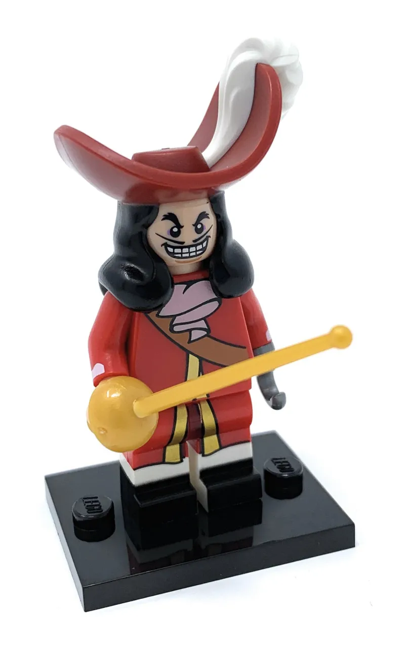 Disney | Collectible Minifigures>The Brick Show Shop Captain Hook - LEGO Disney Collectible Minifigure (Series 1)
